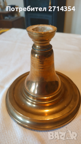 Стар свещник , снимка 5 - Антикварни и старинни предмети - 44834748