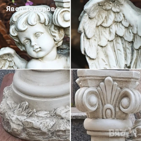 Соларна лампа ангел - елегантна декорация за всеки двор