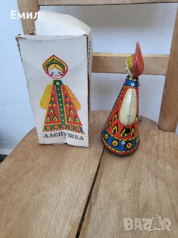 Тенекиена механична играчка МОСКВА 80 СССР , снимка 4 - Колекции - 51626530