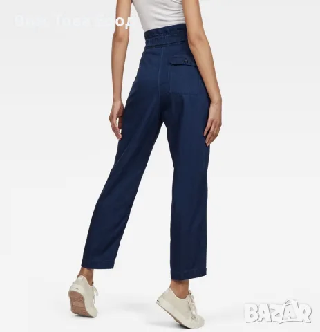 G-STAR RAW дамски панталон Bronson Army – Paperbag 👖, снимка 3 - Панталони - 56102880