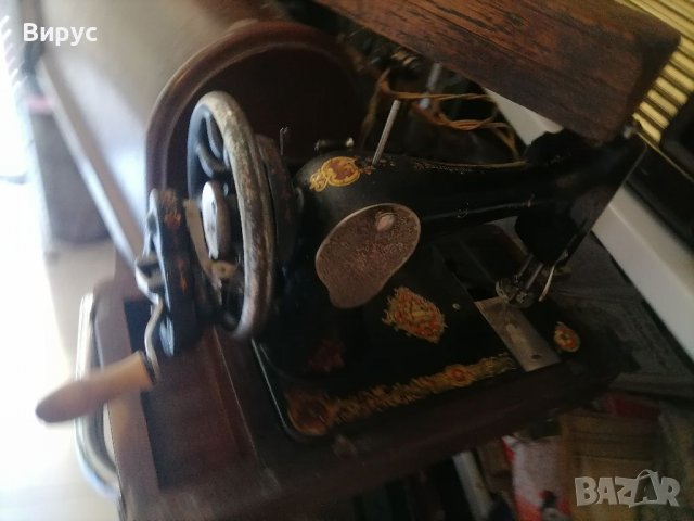 Стара ръчна шевна машина синигер , снимка 4 - Други ценни предмети - 39739213