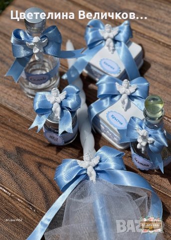 Комплект за кръщене, снимка 3 - Подаръци за кръщене - 41081498