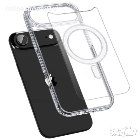 Прозрачен MagSafe Кейс за Apple iPhone 17 Air