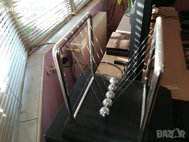 нютоновата люлка-стоманени топки 2912221555, снимка 8 - Колекции - 39136843