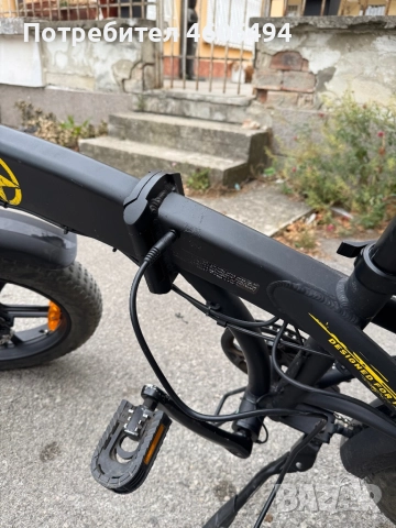Електрическо колело Jeep E-bike 20" FAT Folding, сгъваемо, снимка 7 - Велосипеди - 51856536