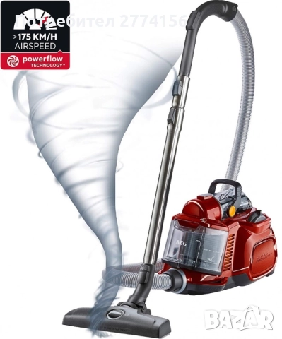 Прахосмукачка AEG LX7-2-CR-A Animal IX Power, 750 W, 1.4 l, червена, снимка 2 - Прахосмукачки - 52330148