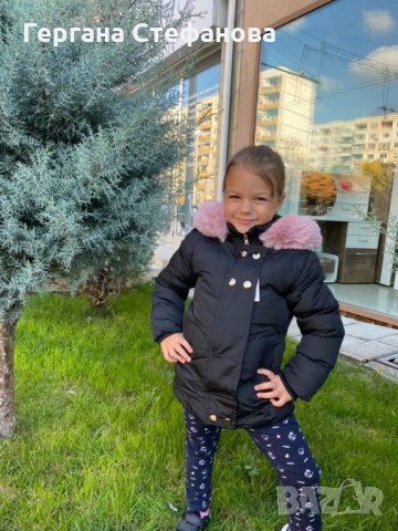 Зимно яке с голям пух В три цвята  Размери -1г.2г.3г.4г.5г. Цена -42 лв, снимка 2 - Детски якета и елеци - 34528583