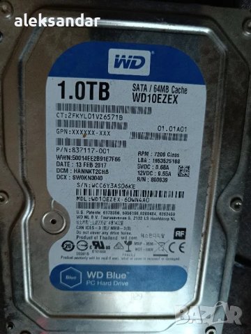 хард диск 1ТБ 3,5инча , снимка 1