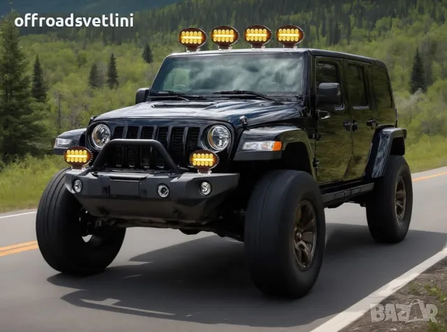 Висок клас LED Диоден Боен фар за трактори ATV мотокари камиони Елипса, снимка 4 - Аксесоари и консумативи - 49380018