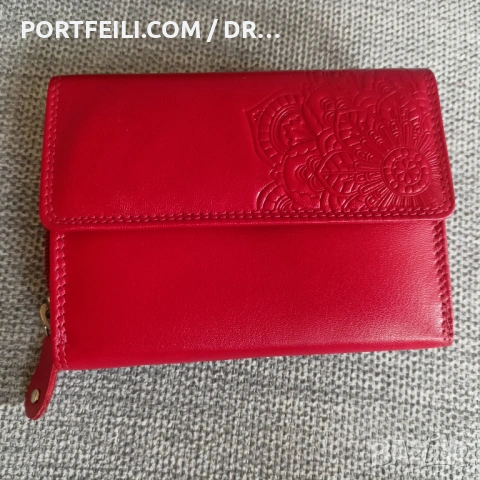  Портмоне Friedrich, Eстествена козя кожа, RFID защита, Щампа Мандала , снимка 7 - Портфейли, портмонета - 53616561