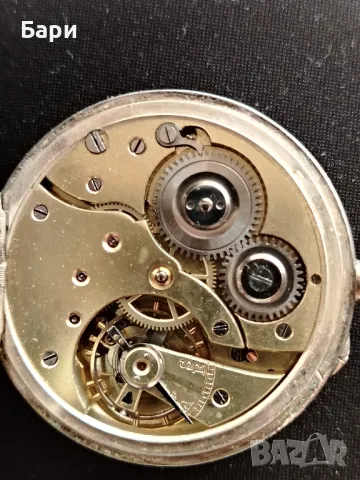 Джобен сребърен часовник Helvetia , снимка 13 - Антикварни и старинни предмети - 49552739