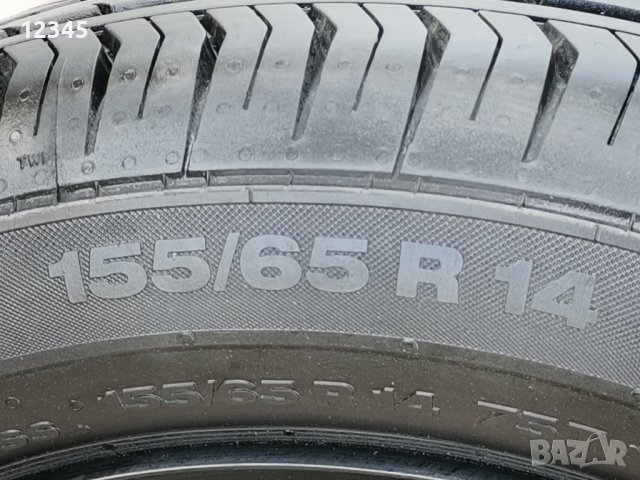 nova 155/65R14 continental-№168, снимка 4 - Гуми и джанти - 41627178