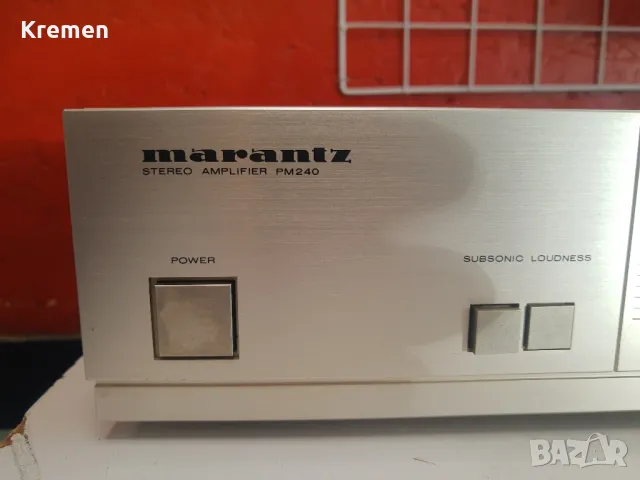 Усилвател Marantz PM 240, снимка 3 - Ресийвъри, усилватели, смесителни пултове - 47417335