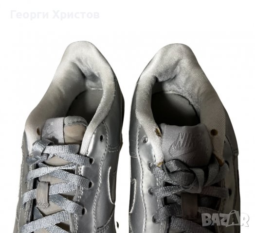 Nike Air Force 1 Low Metallic Silver GS Дамски маратонки, снимка 6 - Маратонки - 39665145