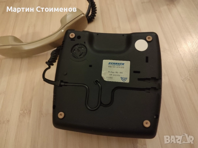 Телефон със шайба, снимка 3 - Антикварни и старинни предмети - 52354644