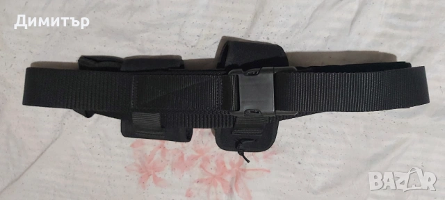 Продавам черен колан 10сантиметра с аксесоари , снимка 2 - Колани - 53652243