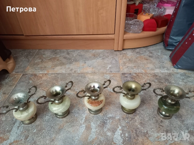 Десет броя фигури от оникс, снимка 5 - Статуетки - 52003989