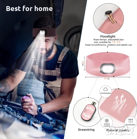 IVYWNT LED ЛЕНТА ЗА ЧЕЛНИК с 1 светлина, снимка 2 - Други - 52627926