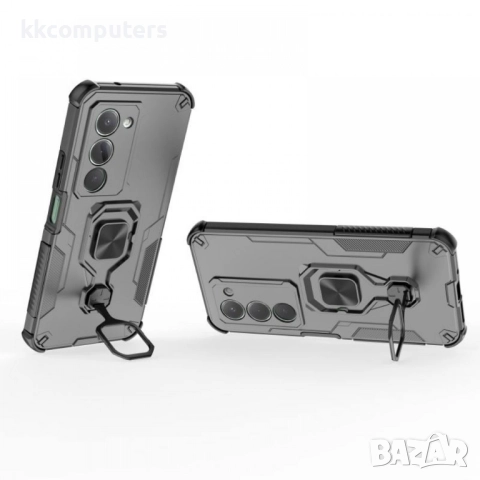 WANLONFENG Защитен калъф с Протектор за Xiaomi Redmi 15 5G/4G | Удароустойчив PC+TPU, Стойка, Темпер, снимка 9 - Калъфи, кейсове - 51995448