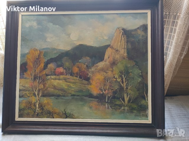 Маслена стара картина, снимка 3 - Картини - 41876589