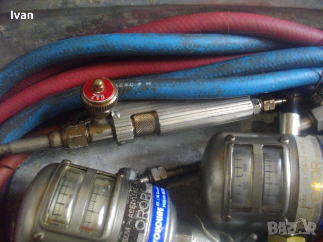 Професионален Френски Резак Оксижен С Маркучи и Профи Редуцир Вентили За Кислород/Ацетилен-OROR, снимка 5 - Други инструменти - 41471920