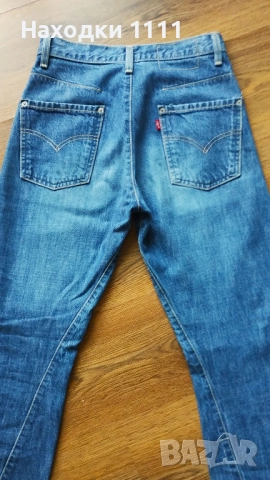 LEVI'S / ЛЕВИС страхотни дънки с широки крачоли, размер XS, като нови, снимка 4 - Дънки - 52121901