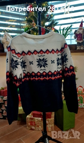 Детски коледен пуловер LCWaikiki (116-122 см. 6-7 год.), снимка 2 - Детски Блузи и туники - 52872427