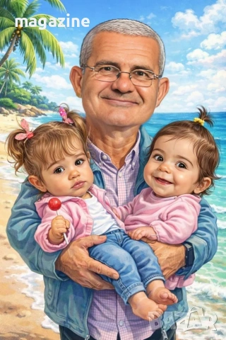 Персонализирана дигитална карикатура -портрет