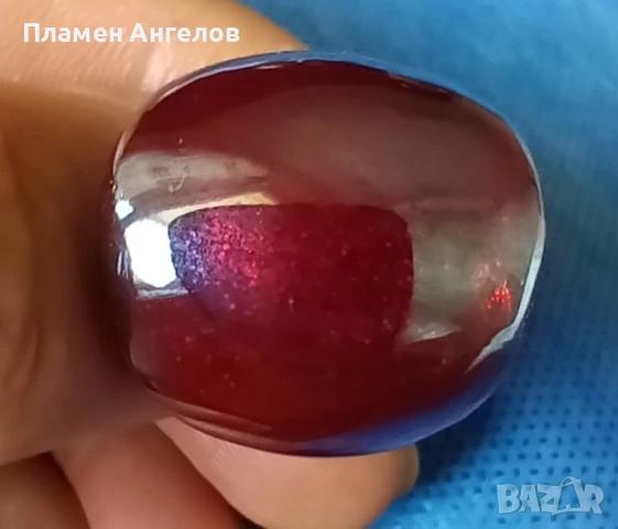 Стъклен пръстен, снимка 5 - Пръстени - 51083278