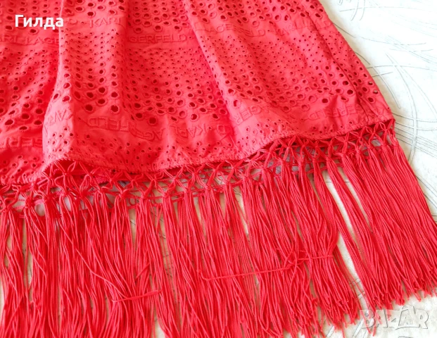 Karl Lagerfeld рокля памук 36, снимка 6 - Рокли - 51224406