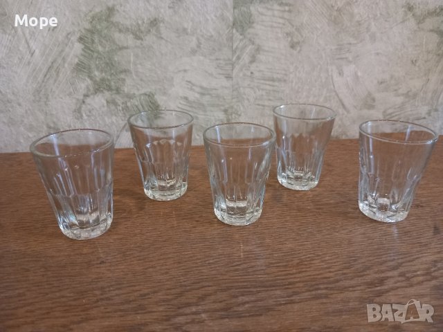 стъклени малки чаши , снимка 1 - Чаши - 42125237