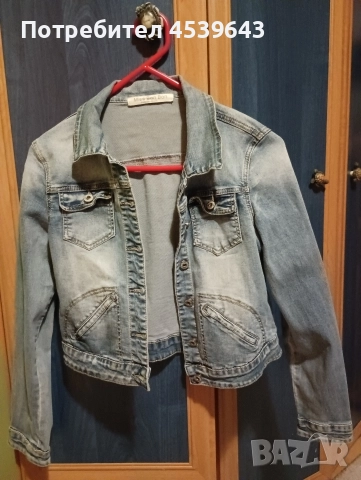 Дамско дънково яке размер S, снимка 7 - Якета - 52859374