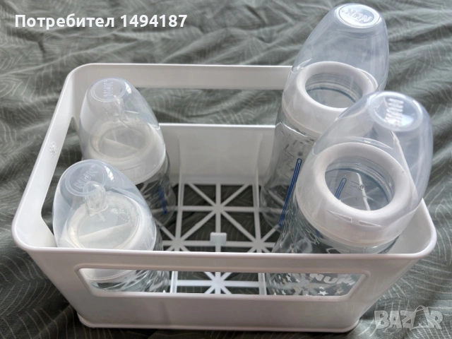 Комплект шишета nuk, снимка 2 - Прибори, съдове, шишета и биберони - 53718818