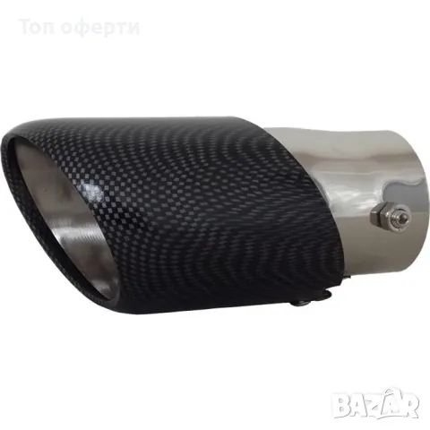 Накрайник ауспух 2471 цветен, сив, карбон, черен 60мм-63мм, снимка 5 - Аксесоари и консумативи - 48822771