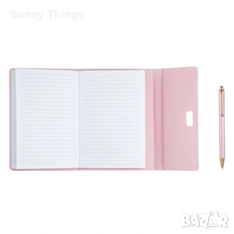 Офис комплект, тефтер A5 PU 80 листа & химикалка - 2 бр., снимка 2 - Ученически пособия, канцеларски материали - 53409254