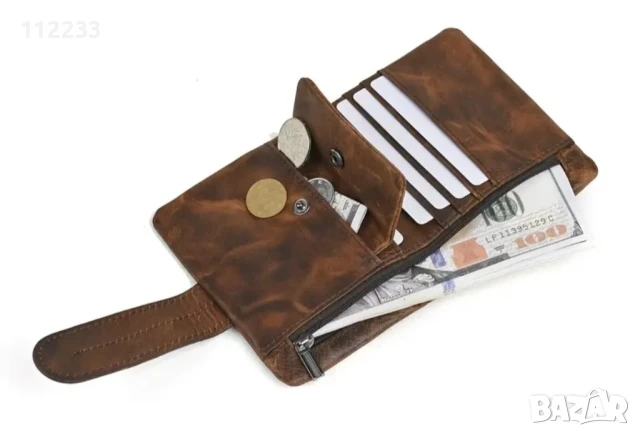 Чисто нов ретро портфейл, снимка 2 - Портфейли, портмонета - 50709546