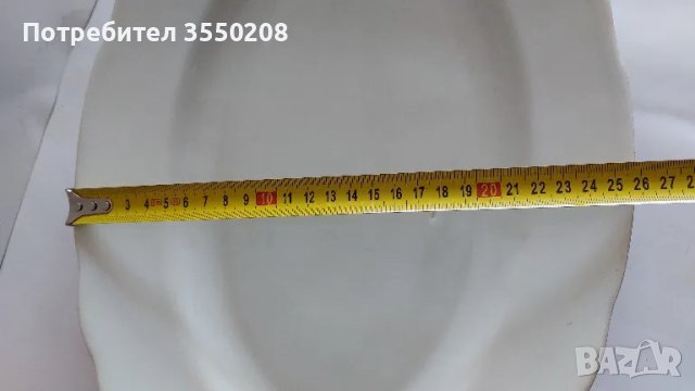 Порцеланова чиния, елипса, Изида, снимка 4 - Чинии - 49243225