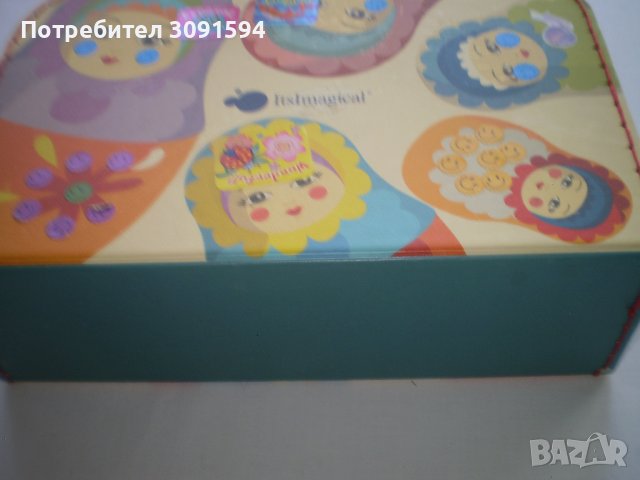 Старо картонено куфарче с матьрошки, снимка 4 - Други ценни предмети - 42199850