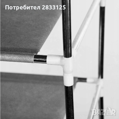 Сгъваем текстилен шкаф XXL, органайзер за дрехи, дишащ материал, снимка 7 - Шкафове - 53774592