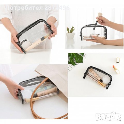 2529 Козметични несесери в три размера - прозрачни, снимка 13 - Други - 35787307