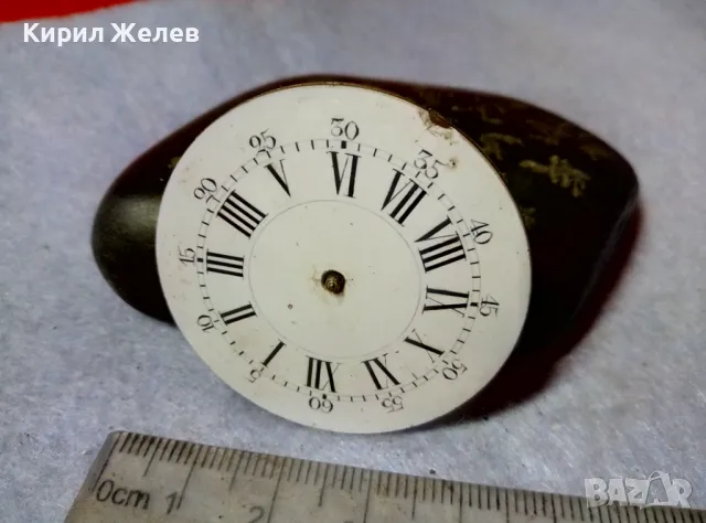 МЕХАНИЗЪМ с ПОРЦЕЛАНОВ ЦИФЕРБЛАТ от СТАР РЯДЪК КОЛЕКЦИОНЕРСКИ ШВЕЙЦАРСКИ ДЖОБЕН ЧАСОВНИК 49710, снимка 9 - Антикварни и старинни предмети - 48561313