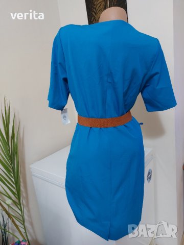 Синя рокля , снимка 7 - Рокли - 41458382