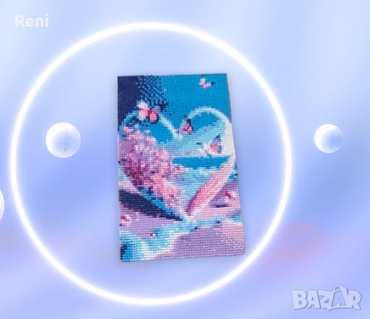 5D гоблен ”Сърце” - 15Х25см