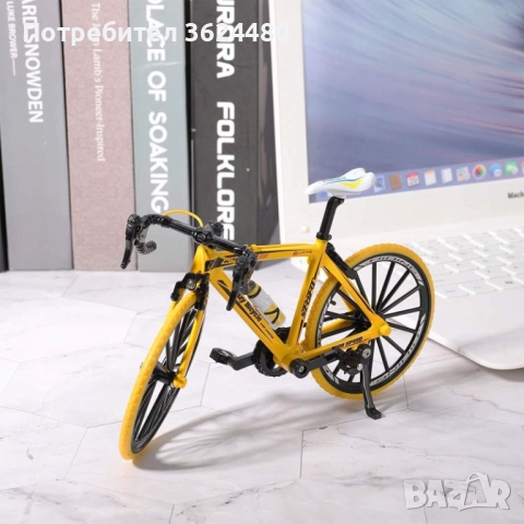 Метален Макет на Велосипед 1:10 4748, снимка 3 - Колекции - 52542212