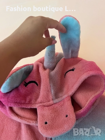 Цял плюшен гащеризон еднорог с опашка и ушички с рог на качулката S / M размер 🦄🦄🦄🦄🦄🦄🦄🦄🦄, снимка 7 - Други - 51809098