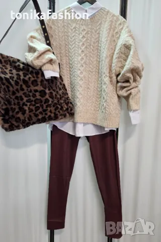 Кожен клин цвят бургунди , снимка 8 - Клинове - 48116260