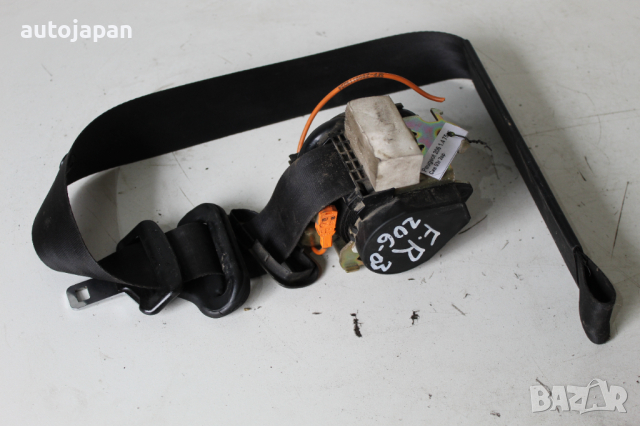 Преден десен колан Пежо 206 1.4 75кс 2врати 03г Peugeot 206 1.4 75hp 2003, снимка 2 - Части - 44817826