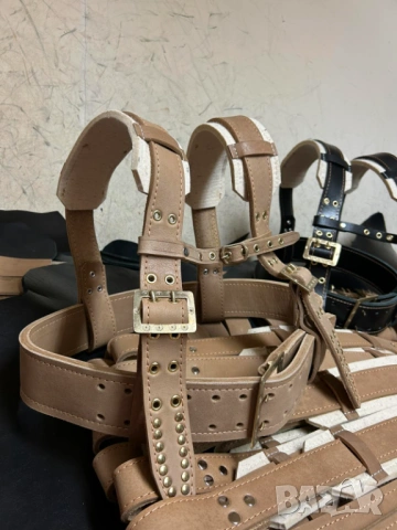 Продавам двойни кукерски колани за чанове, снимка 2 - Антикварни и старинни предмети - 53698128