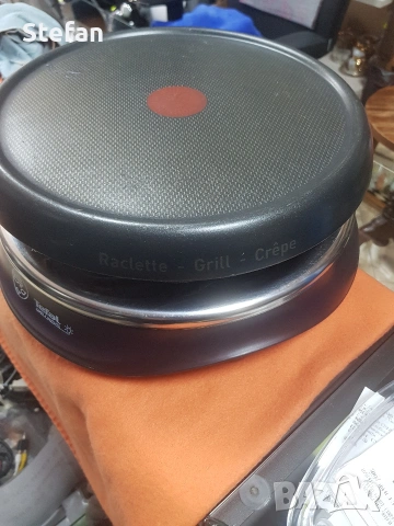 скара Tefal функция шест броя малки тигани незалепващи грил плоча, снимка 3 - Скари - 53131182