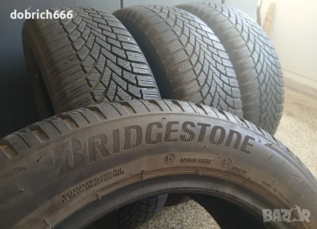 205/55/16 зимни гуми Bridgestone DOT2821 6.5мм 120 евро, снимка 6 - Гуми и джанти - 56017023